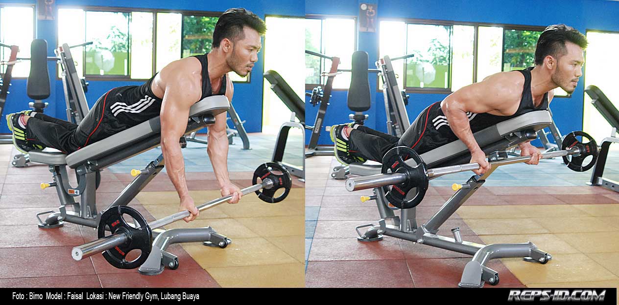 reverse-grip-incline-bench-barbell-row